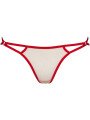 HOT SEVILLA String ROJA en Tulle et Dentelle Rouge V-8868