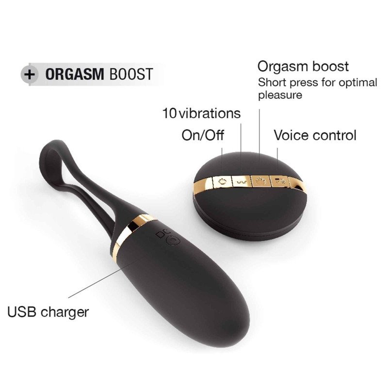 Oeuf Vibrant télécommandé Dorcel SECRET DELIGHT NOIR