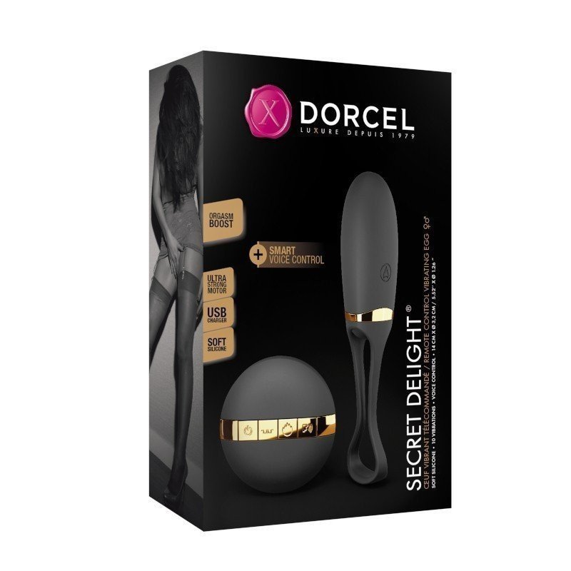 Oeuf Vibrant télécommandé Dorcel SECRET DELIGHT NOIR