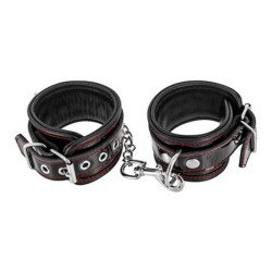 Fetish Premium Menottes Fetish BDSM en Cuir Vernis La Clef des Charmes