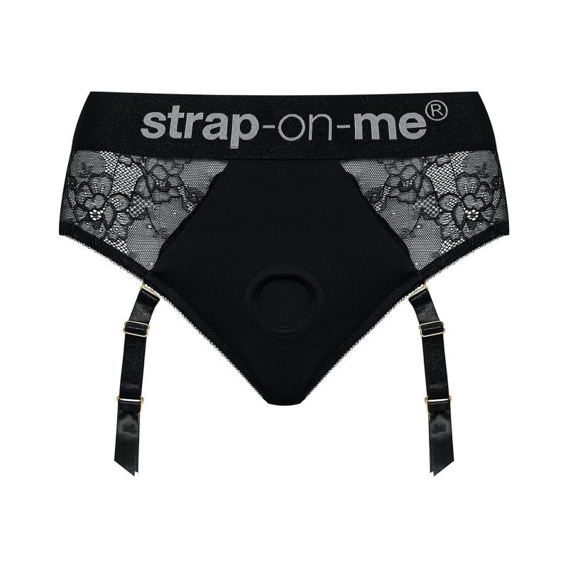 Strap-on-Me Harnais Lingerie DIVA noir en Dentelle La Clef des Charmes