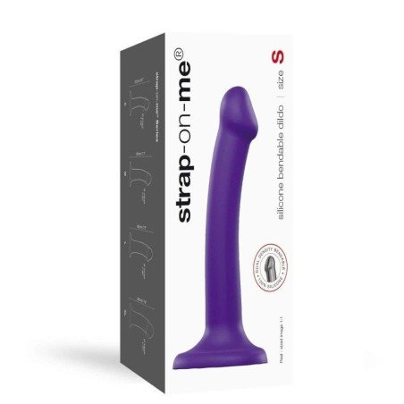 Dildo Bendable Strap-on-Me Double Densité Violet S La Clef des Charmes