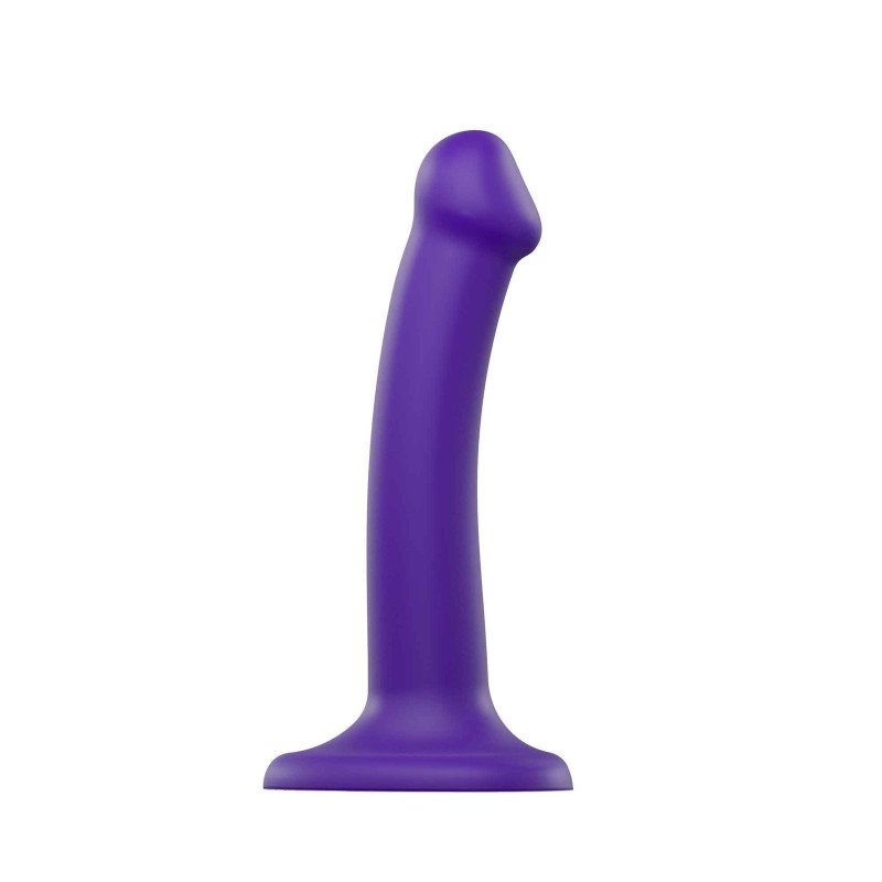 Dildo Bendable Strap-on-Me Double Densité Violet S La Clef des Charmes